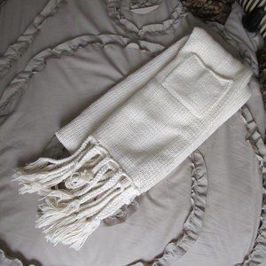 100% cotton knit shawl